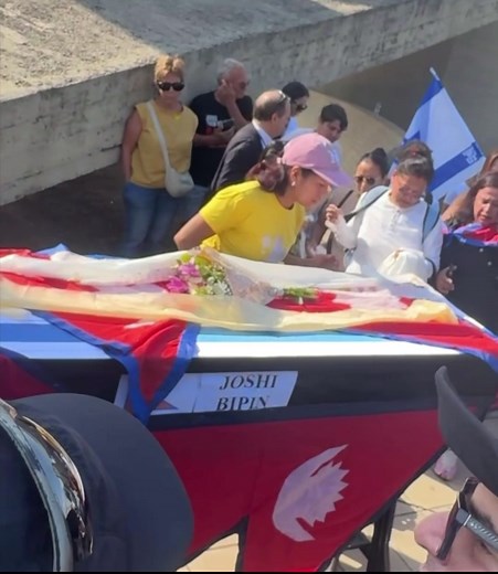 विपिनको शव नेपाल ल्याउनुअघि इजरायलमा श्रद्धाञ्जली सभा!! #fairexpressnews