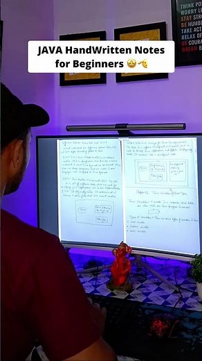 Java Handwritten Notes for Beginners 🔥