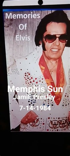 Memphis Sun..My 45rpm Record..7-14-1984..TCB..JamiE Presley