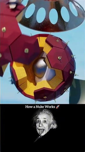 What Actually Happens Inside a Nuclear Explosion? #shorts #factsphere