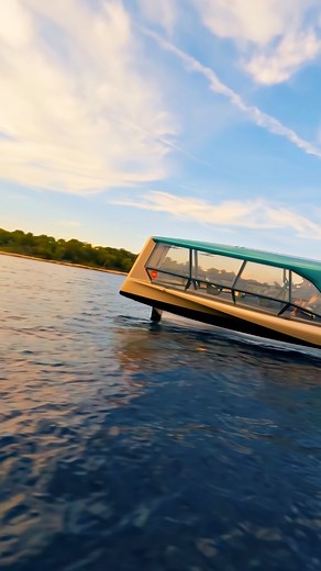 The Icon by TYDE & BMW | Featuring two 100kW electric motors powered by six BMW i3 batteries, the emissions-free Icon can cover 50 nautical miles. It uses a hydrofoil-style set up to glide smoothly at up to 30 knots. #BMWBoat #Droneshot #Boatsgonewild | Boats Gone Wild