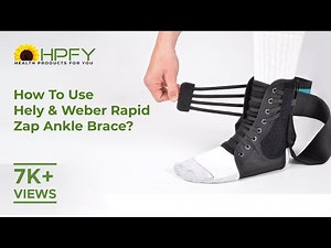 How To Use Hely & Weber Rapid Zap Ankle Brace?