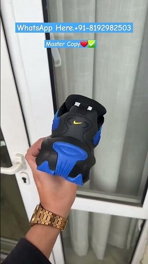NIKE AIRMAX PORTAL TRAINERS BLUE BLACK Master Copy Sneaker 👟