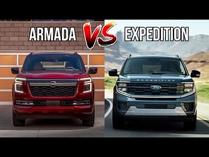 2025 Nissan Armada vs 2025 Ford Expedition Compared | SUV Battles!