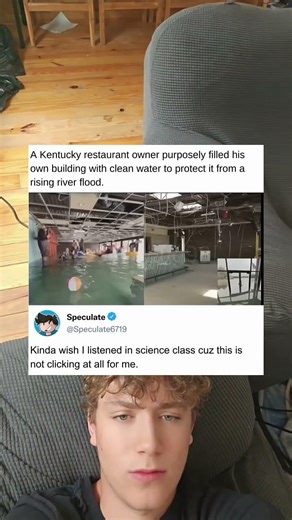 Filling Your Building With Clean Water Prevents The Outside Flood From Crushing The Walls