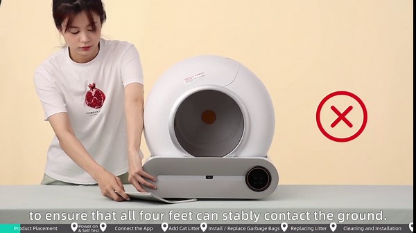 Self-Cleaning Cat Litter Box, Automatic Cat Litter Box Robot for Multi Cats with 65L+9L Extra Large/Odor Isolation/APP Control Smart Cat Litter Box with Mat [2024 Upgrade Version+US Warehouse]