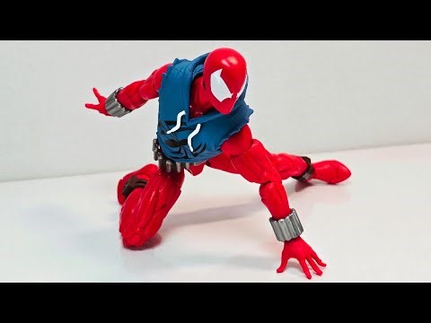 Unboxing and Review of Marvel Legends Scarlet Spider by Hasbro
