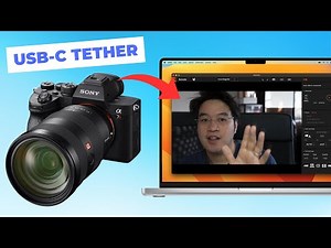 How to tether Sony A7IV camera to Mac using Imaging Edge Desktop and USB-C