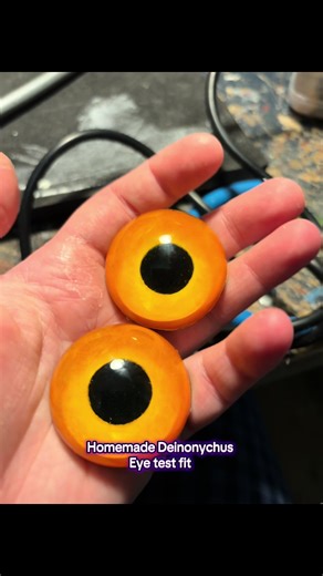 Deinonychus Paleoart & Taxidermy Eye Fit