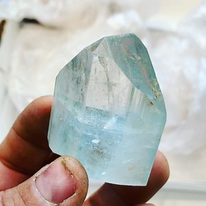 2K views · 207 reactions | Check out this amazing 632 ct natural blue topaz from the Tarryall mountains in Colorado! It is one of the most lustrous, sharp natural blue topazes I’ve ever seen for its size from the area. #blue #topaz #tarryallmountains #colorado #420 #710 #fineminerals #amazing #gemstones #investment #stone | Adam's Mountain Minerals | Facebook