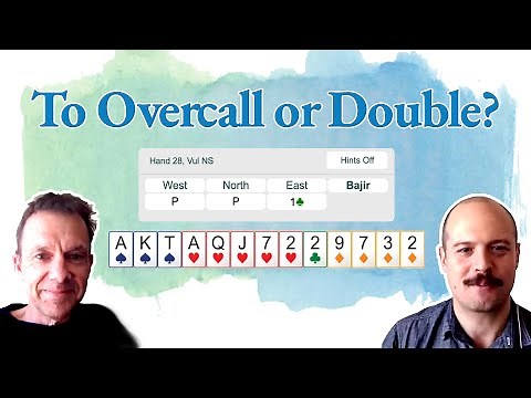 Overcall or double?