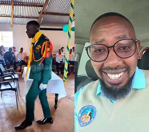 117K views · 2.2K reactions | Huyu amekunywa soya mifupa iko strong wue wueee... i believe in whatever military he belongs to he is a major 藍 probably Company sergeant major 藍 | Meshack Samson Maina | Facebook