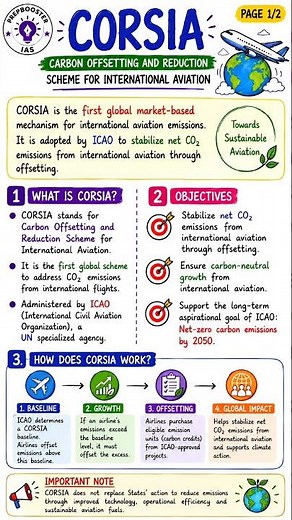 What is CORSIA? | ICAO Explained #shorts #facts