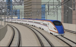 OpenBVE 新干线E7系 试运转