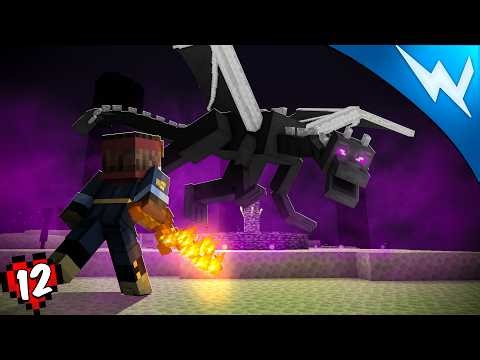 I BEAT the ENDERDRAGON in HARDCORE How to Train your Dragon In Minecraft!