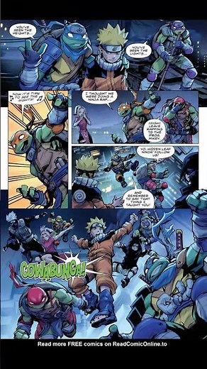 TMNT x Naruto Issue #3 is PURE CHAOS! Ninja vs Shinobi Crossover!