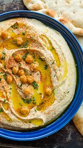 Learn how to make the best, Homemade Hummus that's so delicious, you'll never buy it again! RECIPE: https://natashaskitchen.com/hummus-recipe/. | NatashasKitchen.com