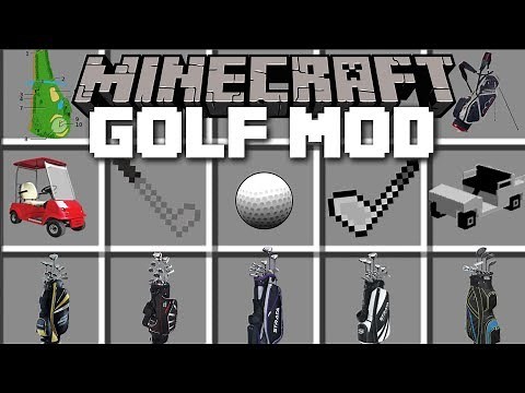 Minecraft GOLF MOD / PLAY THE GOLF COURSE AND WIN A MEDAL!! Minecraft