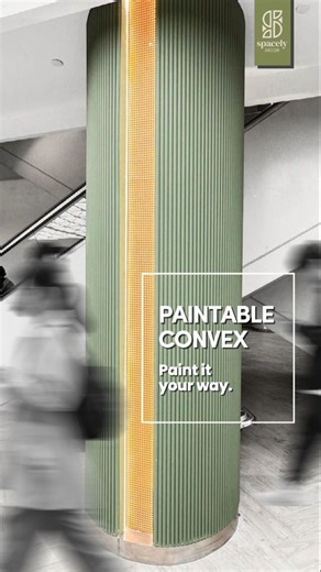 Infinite colors, one profile. Design without limits with our paintable wall panel 🎨 #spacelydecor #wallpanel #pvc #painting #interior | Spacely