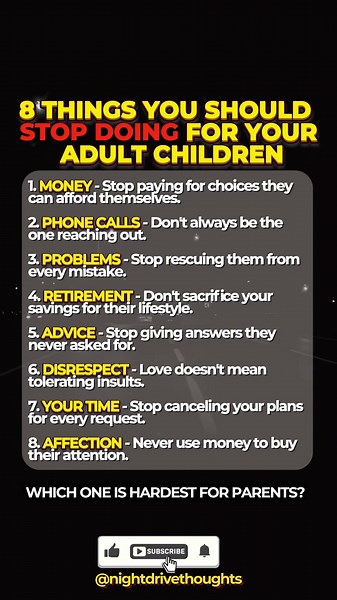 8 Things You Should Stop Doing For Your Adult Children 💔 #shorts #wisdom #life