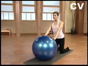 YouTube 10 Minute Solution Pilates on the Ball with Lara Hudson
