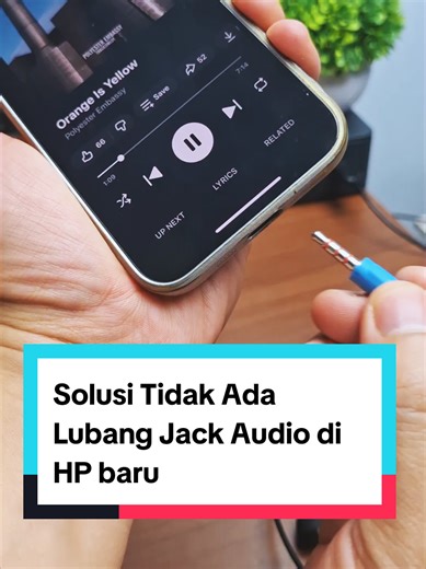 Rekomendasi converter USB Type-C ke Audio Jack 3.5mm yang sudah support microphone dan kontrol suara.