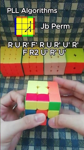 Learn Cube Algorithms | Day#11 PLL Jb-Perm | #cubing #pll #rubikscube