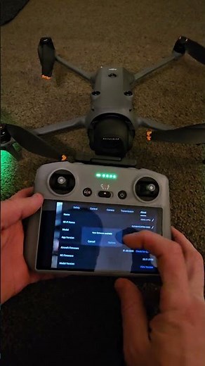 Updating Firmware and Flysafe Data Base On Dji Mavic 4 Pro Using Dji RC2 Controller #djimavic4pro