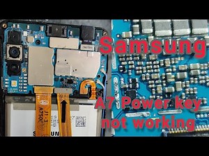 Samsung a750f power key not working,Samsung A7 (2018) power key ways,a7 power key jumper