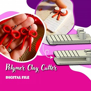 Thread Ribbon Guide Tool | Digital STL File, Polymer Clay Cutter, Christmas Winter Collection, 4 Sizes - Etsy