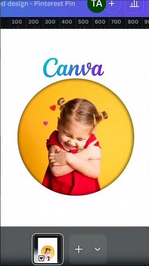 Circle Crop Images With Inner Shadow in Canva (Quick Tutorial) #canva