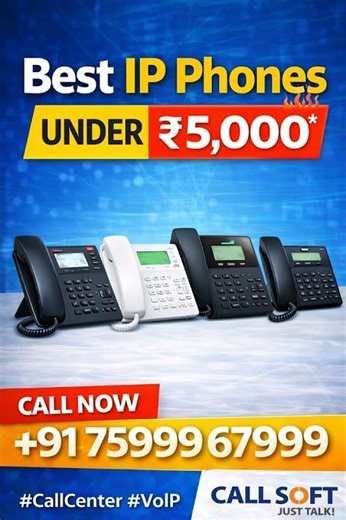 Best IP Phones Under ₹5,000 📞 | Budget VoIP Phones for Office & Call Center 🇮🇳