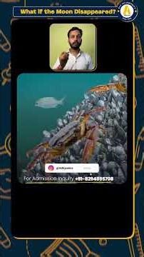 What happens to Earth if the Moon vanishes? 🌍 #Class10Science#ScienceFacts#SpaceScience