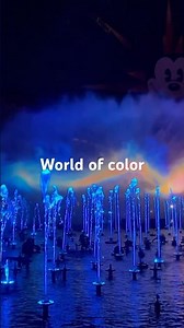 World of color at Disney #disney #disneyland #viral #colors #fyp #fypシ゚viral #popular #california