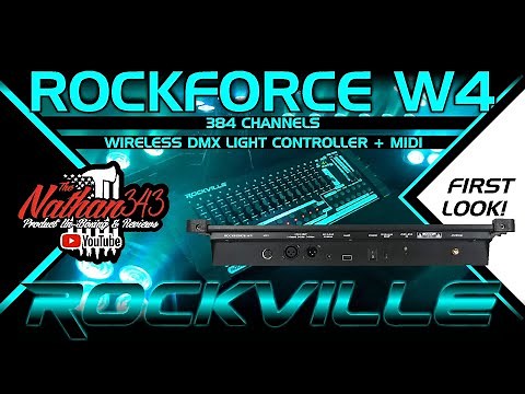 Rockville ROCKFORCE W4 384 Channel Wireless DMX Controller