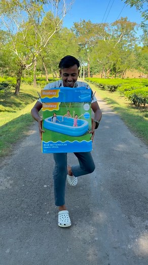 Big Family Swimming Pool Unboxing 😲🔥👍 @tipputoys #tipputoys #pool #unboxing #swimmingpool #famlilypool | TIPPU TOYS