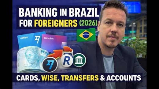 Cards, Cash Banking in Brazil for Foreigners (2026): What Actually Works 🇧🇷 | James Rocks