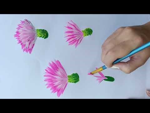 How to Paint a Rose with Acrylics 🌹 | Easy Acrylic Painting for Beginners 🎨