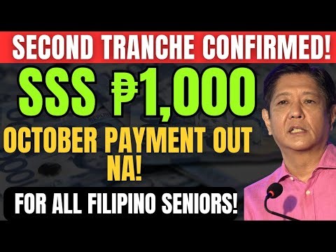 ₱1,000 SSS 2nd Tranche Payment for Filipino Seniors Confirmed – Full Details for October 2025!