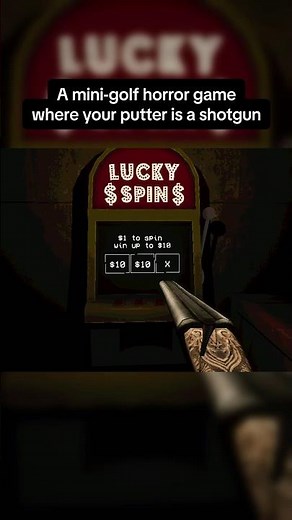 minigolf was already stressful enough #indiegame #newgame #horrorgame #gameplay