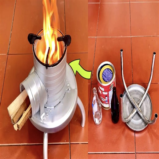4.9K views · 64 reactions | How to make a mini camping wood stove | Genius Hands DIY | Facebook