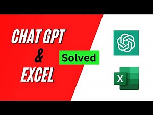 How To Use Chat GPT To Solve Excel Problem