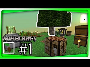 Minecraft Crop Block Let's Play Episode 1 - Green Finger Steve!