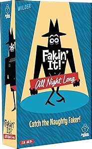 Wilder JACKBOX Games Fakin’ It All Night Long Board Game – Board Game for Mature Game Nights and Parties – Spicy Card Game for Adults Ages 17+ (3-6 Players)