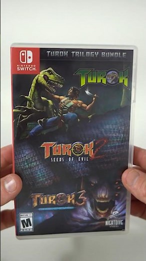 Turok Trilogy Bundle - Opening Sealed Nintendo Switch Game from #atari