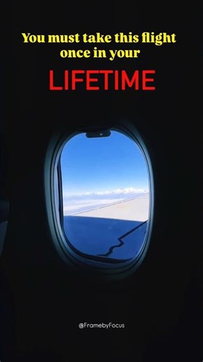 10/10 Window Seat #flight #himalayas #mountains #explore #clouds #song #love #airplane #travel #fyp