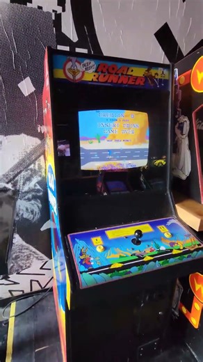 Road runner arcade at Up-Down Minneapolis.