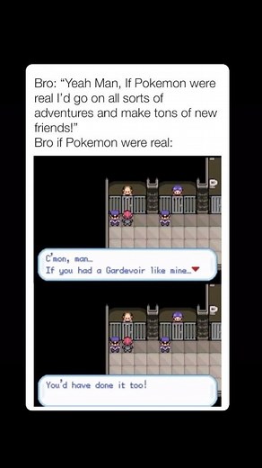 Bill's Memes on Instagram: "Tag someone who would catch a Guardevoir😭 #pokemonmemes #pokemon"