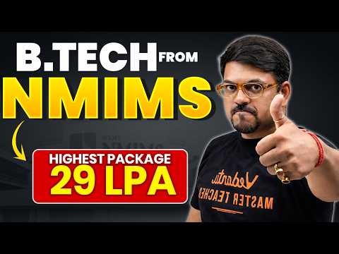 BTech From NMIMS in 2026 | Admission, Fees, Placements & Full Details | JEE 2026 | Harsh Sir