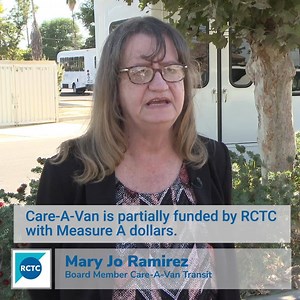 26 reactions · 40 shares | Know someone with disabilities who needs help getting to the doctor? RCTC helps fund specialized transit services, like Care-A-Van, that provide door-to-door transportation for disabled individuals in the Hemet-San Jacinto and Winchester areas. Sign up to voice support and stay connected with RCTC. | Riverside County Transportation Commission | Facebook
